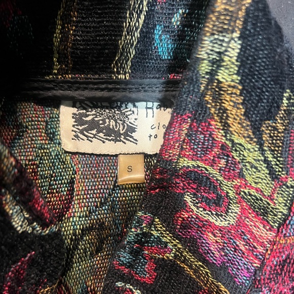 Johnny Was Multicolor Textured Jacket - Picture 2 of 2
